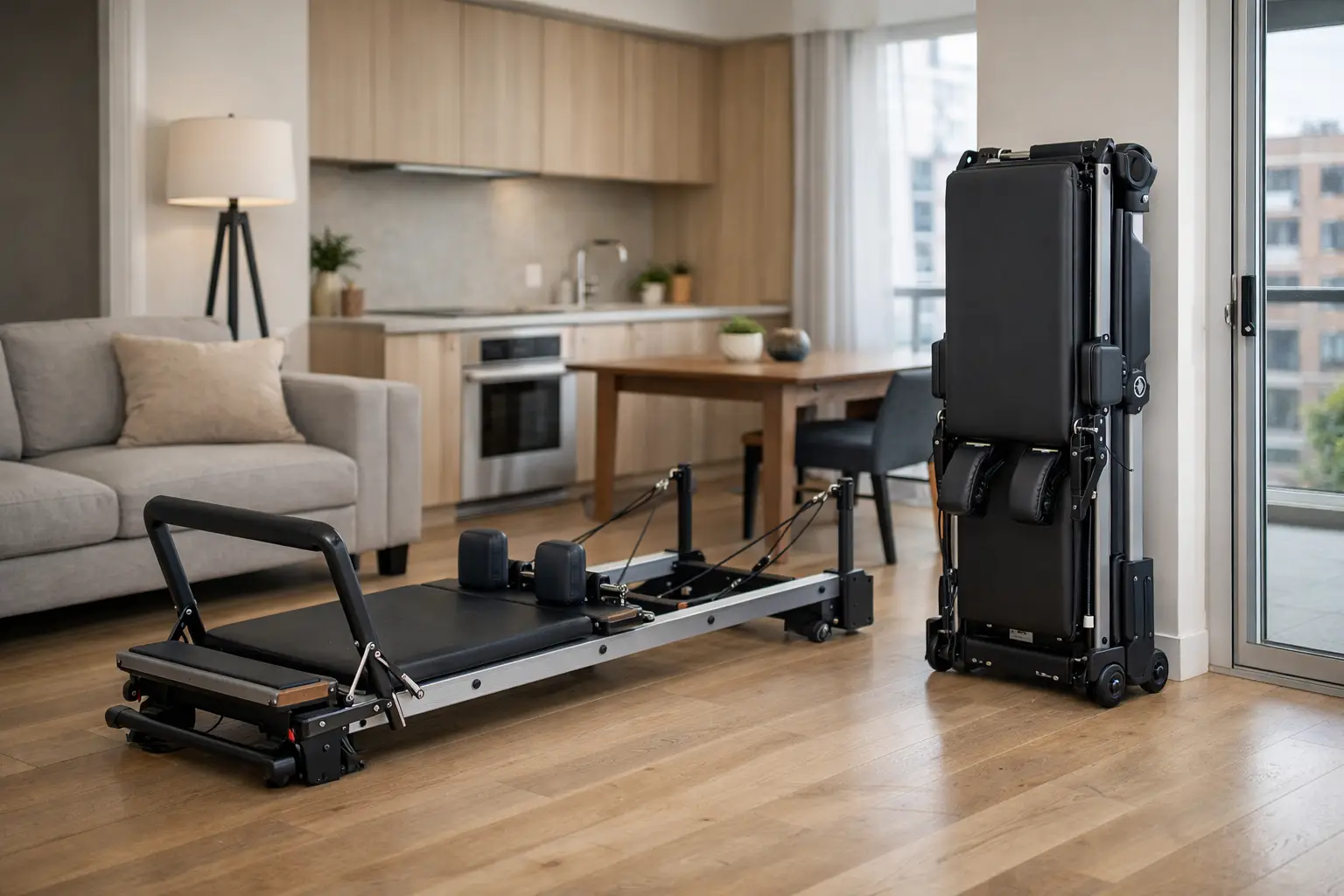 Folding Pilates Reformers for Apartments