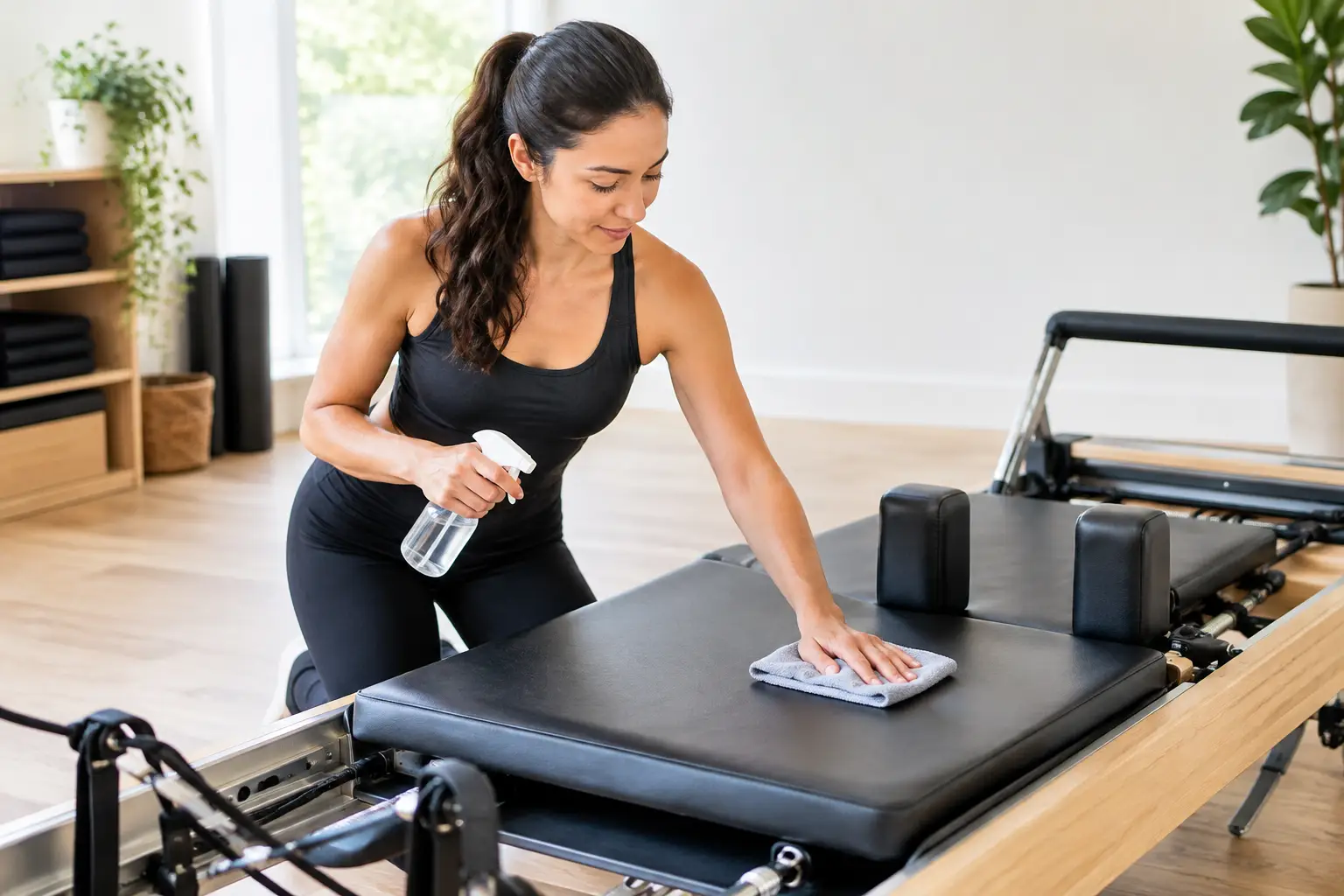 How to Clean Pilates Reformer Safely at Home