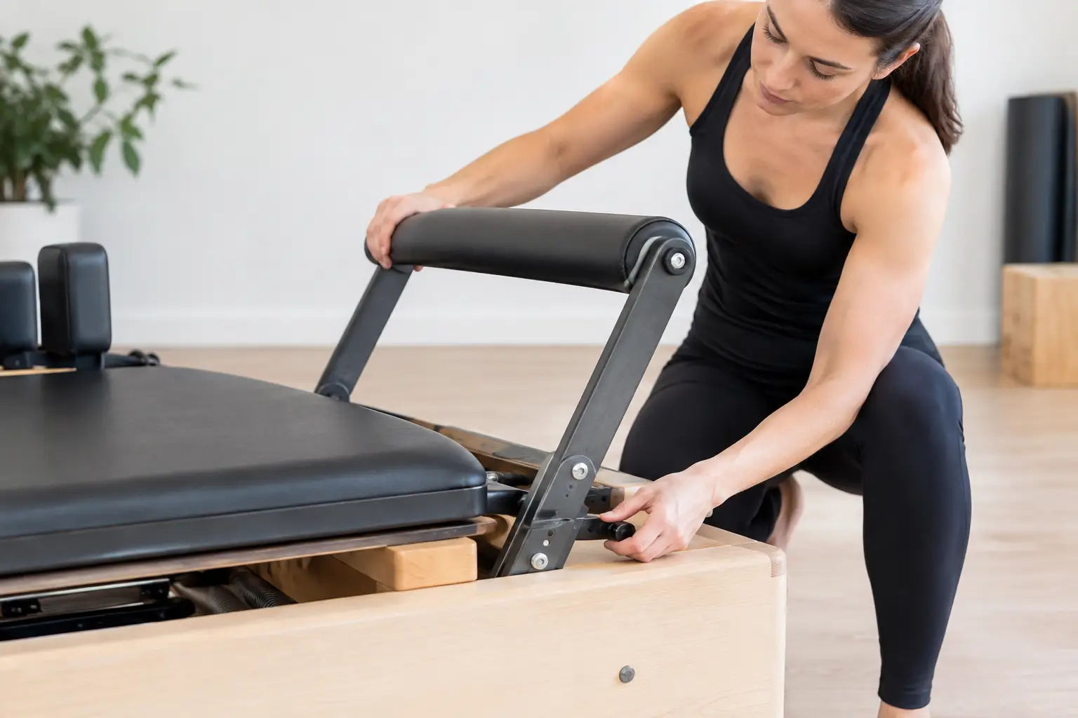 Reformer Footbar Adjustment for Better Alignment